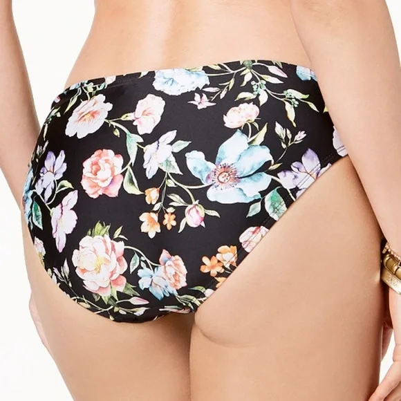 Kenneth Cole Jardin Printed Bikini Bottoms - Picture 2 of 2